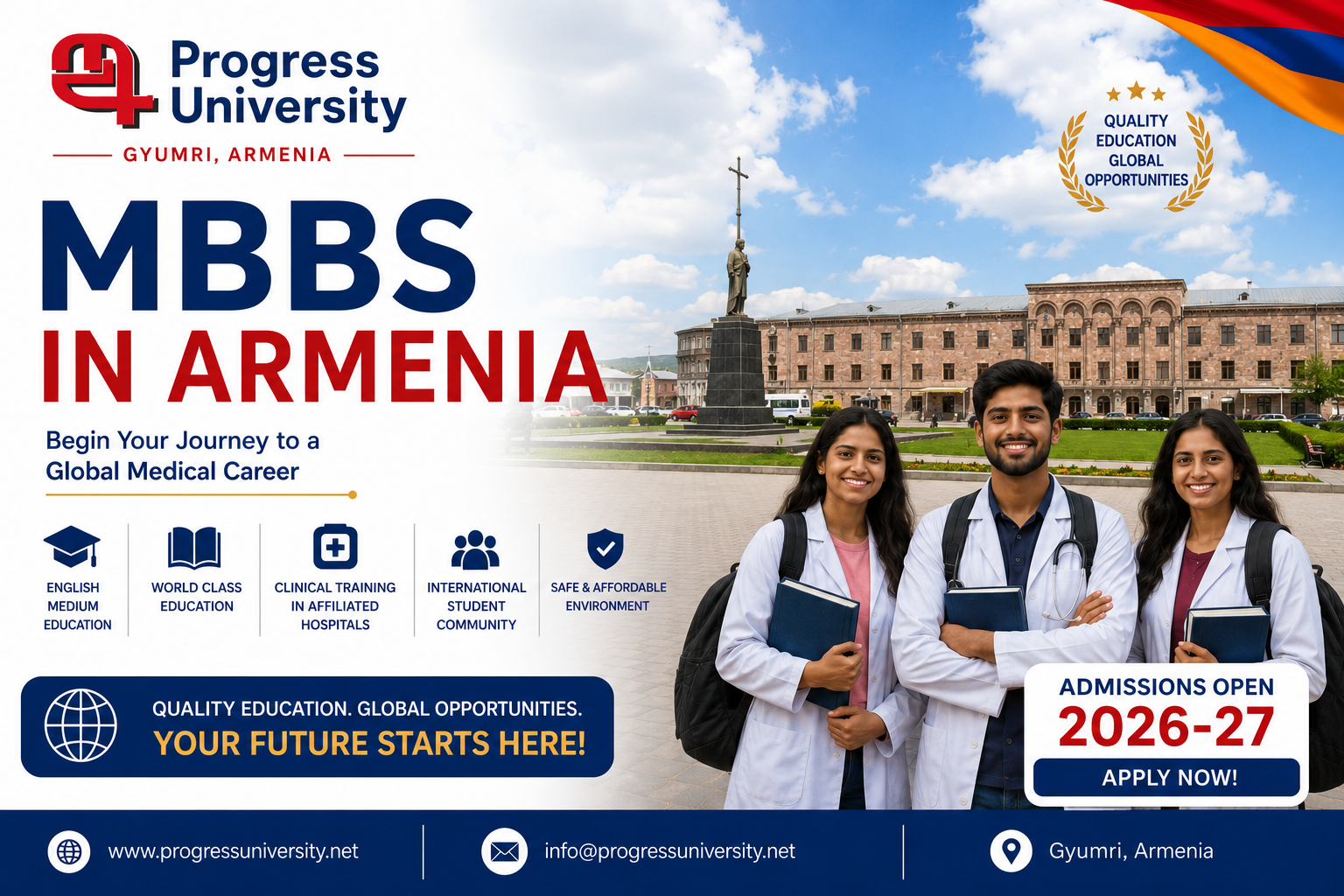 MBBS in Armenia 2026 – A Complete Guide for International Students